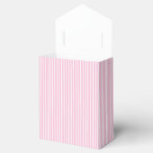 Ballotins Rayures Élégantes Blanc - Rose Clair (Ouvert)