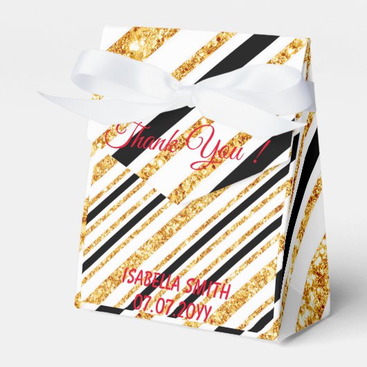 Ballotins Rayures Pailor Or Noir Boho Collection Populaire (Verso)