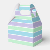 Ballotins Rayures pastel bleu, vert et violet (Arrière)