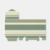 Ballotins Rayures vert olive (Déplié)