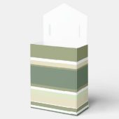 Ballotins Rayures vert olive (Ouvert)