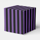 Ballotins Rayures verticales classiques violet foncé et noir (Arrière)