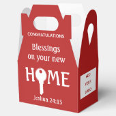 Ballotins Realtor to Client NOUVELLE MAISON Cadeau de fermet (Ouvert)