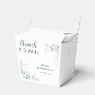 Ballotins Réception de mariage botanique eucalyptus brunch e