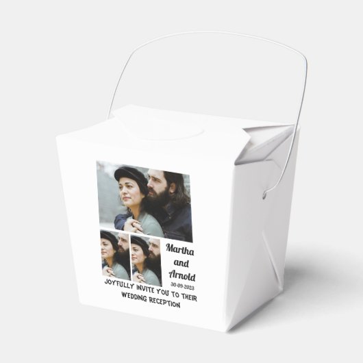 Ballotins Réception de mariage coutume 3 Photo Collage (Verso)