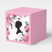 BALLOTINS RECEPTION DE MARIAGE FLEURIE ROSE (Verso)