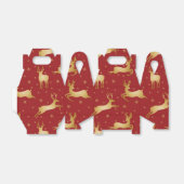 Ballotins Red and gold Christmas (Déplié)