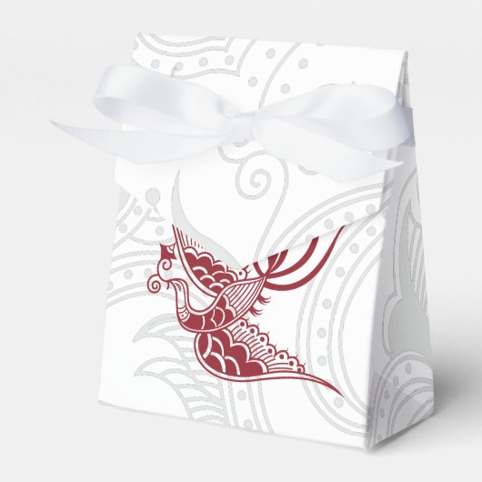 Ballotins Red Bird & Henna Swirl Ballotin (Verso)