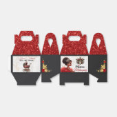 Ballotins Red Black Gold Baby shower Royal (Déplié)