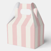 Ballotins Red Bow & Pink Stripes Baby Shower (Verso)