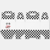 Ballotins Red Car Race Baby shower (Déplié)