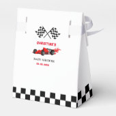 Ballotins Red Car Race Baby shower (Arrière)