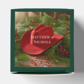 Ballotins Red Christmas Cowboy Hat Wedding (Haut)