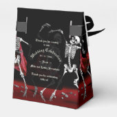 Ballotins Red Death Dancing Skeletons Mariage gothique (Arrière)