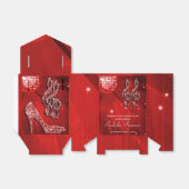 Ballotins Red Disco Ball et Ballotin de talons d'étincelles (Déplié)