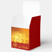 Ballotins Red Gold Chinese Rat coupé en papier 2020 CCFB (Ouvert)