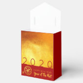 Ballotins Red Gold Chinese Rat coupé en papier 2020 TFB (Ouvert)