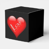 Ballotins Red Heart Attractive Parisian Love Mariage (Arrière)