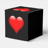 Ballotins Red Heart Mariage d'amour tendance (Arrière)