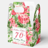 Ballotins Red Hibiscus 70e Ballotin de fête d'anniversaire (Ouvert)