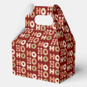 Ballotins Red Ho Ho Ho Gingerbread Cookie Christmas (Recto)