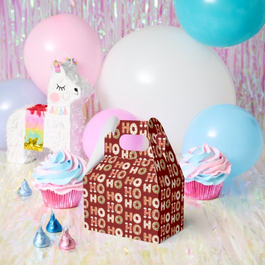 Ballotins Red Ho Ho Ho Gingerbread Cookie Christmas (Fête)