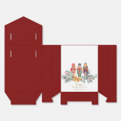 Ballotins Red It's Cold Outside Nutcracker Baby Shower  (Déplié)