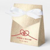 Ballotins Red Knot Union Double Bonheur Mariage chinois (Verso)