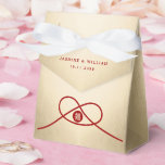 Ballotins Red Knot Union Double Bonheur Mariage chinois<br><div class="desc">Double bonheur minimaliste moderne noeud d'union, d'amour et de mariage en rouge et or. Le double bonheur est un symbole classique et auspicieux utilisé dans tous les mariages chinois, orientaux et asiatiques. Conçu par fat*fa*tin. Facile à customiser avec votre propre texte, photo ou image. Pour des demandes personnalisées, veuillez contacter...</div>