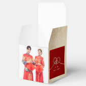 Ballotins Red Knot Union Double Bonheur Mariage chinois (Ouvert)