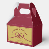 Ballotins Red Knot Union Double Bonheur Mariage chinois (Recto)