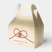 Ballotins Red Knot Union Double Bonheur Mariage chinois (Verso)