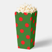Ballotins Red On Green Polka Dots Pattern Design (Sauté)