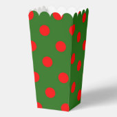 Ballotins Red On Green Polka Dots Pattern Design (Recto)
