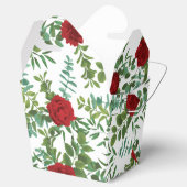 Ballotins Red Peony et Rose Floral Mariage (Ouvert)