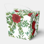 Ballotins Red Peony et Rose Floral Mariage (Arrière)