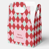 Ballotins Red Pink & Mint Christmas Argyle (Ouvert)