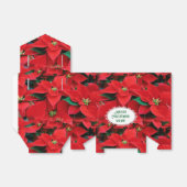 Ballotins Red Poinsettia Merry Christmas (Déplié)