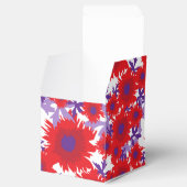 Ballotins Red poppies graphisme art merci boîte cadeau (Ouvert)