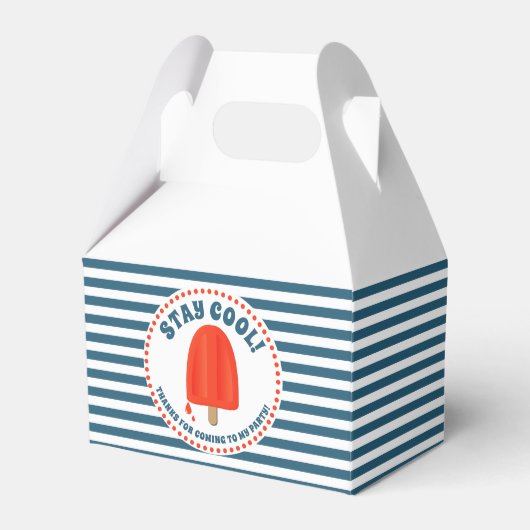 Ballotins Red Popsicle Merci d'anniversaire (Verso)