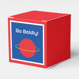 Ballotins Red Retro Planet, Caricature classique de l'espace