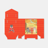 Ballotins Red RidingHood Fête d'anniversaire fille (Déplié)