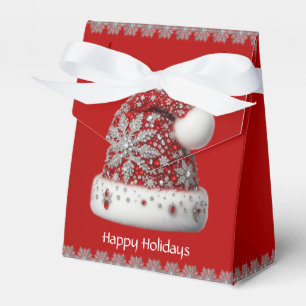 Ballotins Red Santa Hat Christmas Holiday Box
