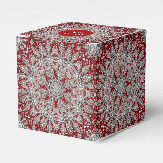 Ballotins Red Santa Hat Christmas Holiday Box (Verso)