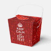 Ballotins Red Sensation Restez calme et ayez votre texte (Verso)