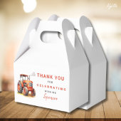 Ballotins Red Tractor Gable Box Modèle Garçon Anniversaire