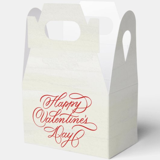 Ballotins Red Valentines Day Calligraphy (Ouvrir)