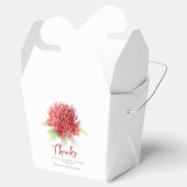 Ballotins Red waratah flower art merci coutume (Ouvert)