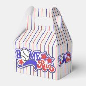 Ballotins Red White & Blue Home Run Baseball Gable Ballotin (Arrière)