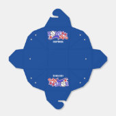 Ballotins Red White & Blue Home Run Baseball Take Box (Déplié)